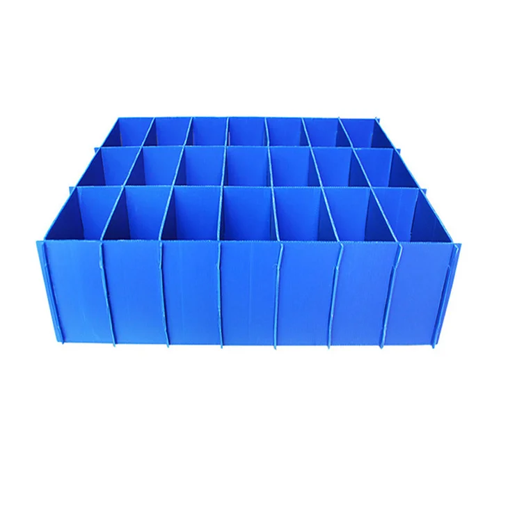 PP Corrugated Plastic Plastic Partition Board reusable corrugated plastic glass divider insert