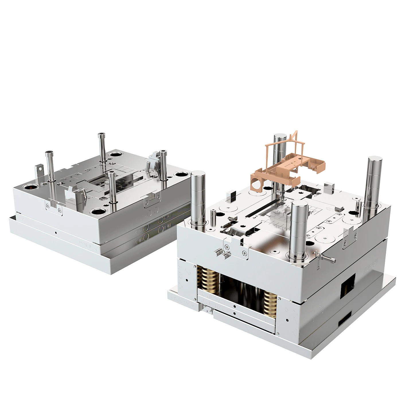 plastic used moulds for cake container connector plastic injection mold plastic injection mold design
