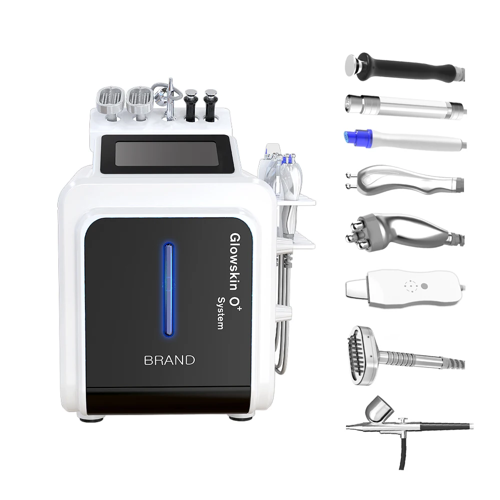 10 in 1 Oxygen Spray Whitening Jet Peel  multifunction hydro aqua facial skin care dermabrasion  beauty equipment