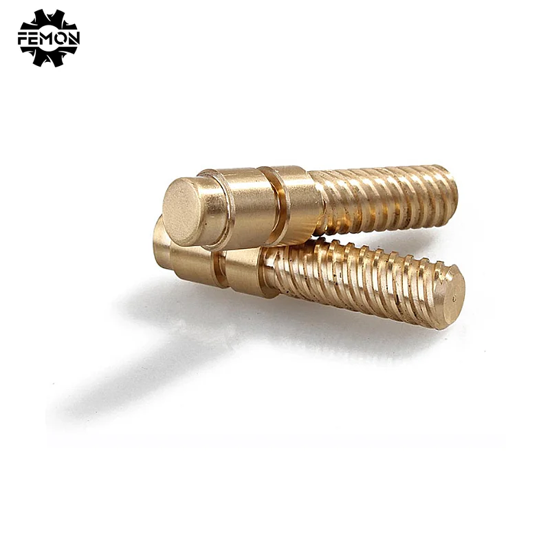 customized factory CNC machining for copper screw and nonstandard parts