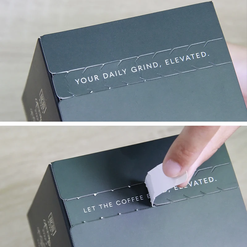 Customized Mailer Boxes Adhesive Tear Strips Shipping Boxes