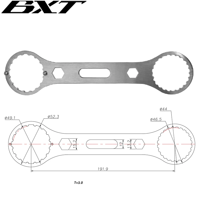 Bike Maintenance Tools Wrench for Bottom Bracket Spindle Crankset DUB Bicycle Thread Lock Bottom BracketsTools UDB Bike Torque