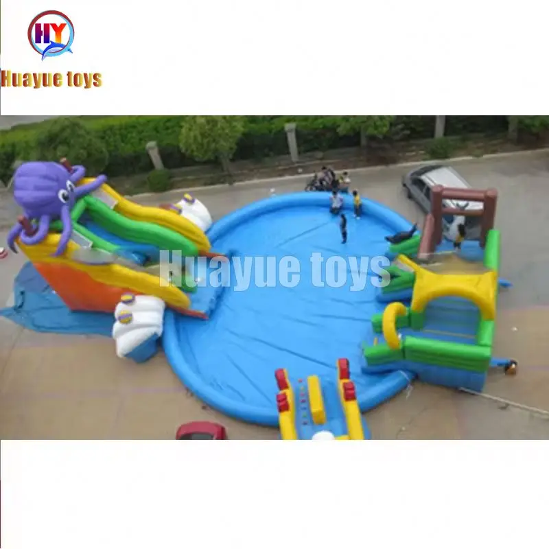 HUAYUE Popular Aqua Park Game Outdoor High Quality Factory Price Commercial Mobile Customized Inflatable Park Summer Water Games