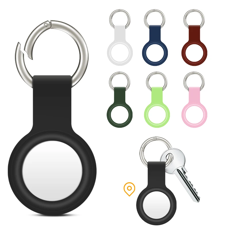 Hot Sales Locator Custom White  Silicone Protective gps Pet Airtag Case Sticker for Apple for Airtag