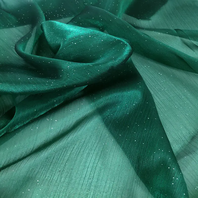 floral print thick mercury jacquard floral printed cotton heavy organza sheer fabric heart of organza