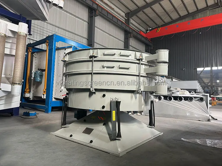 304 316 stainless steel food grade tumbler screening machine vibrating screen powder sifter for sugar  salt seasoning