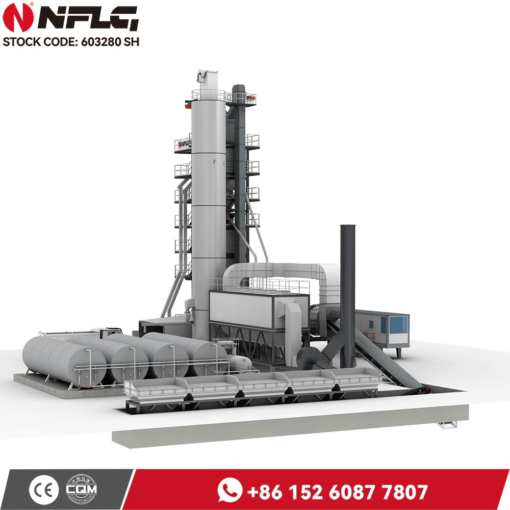 Hot Mix 160tph Fixed Asphalt Mixing Plant