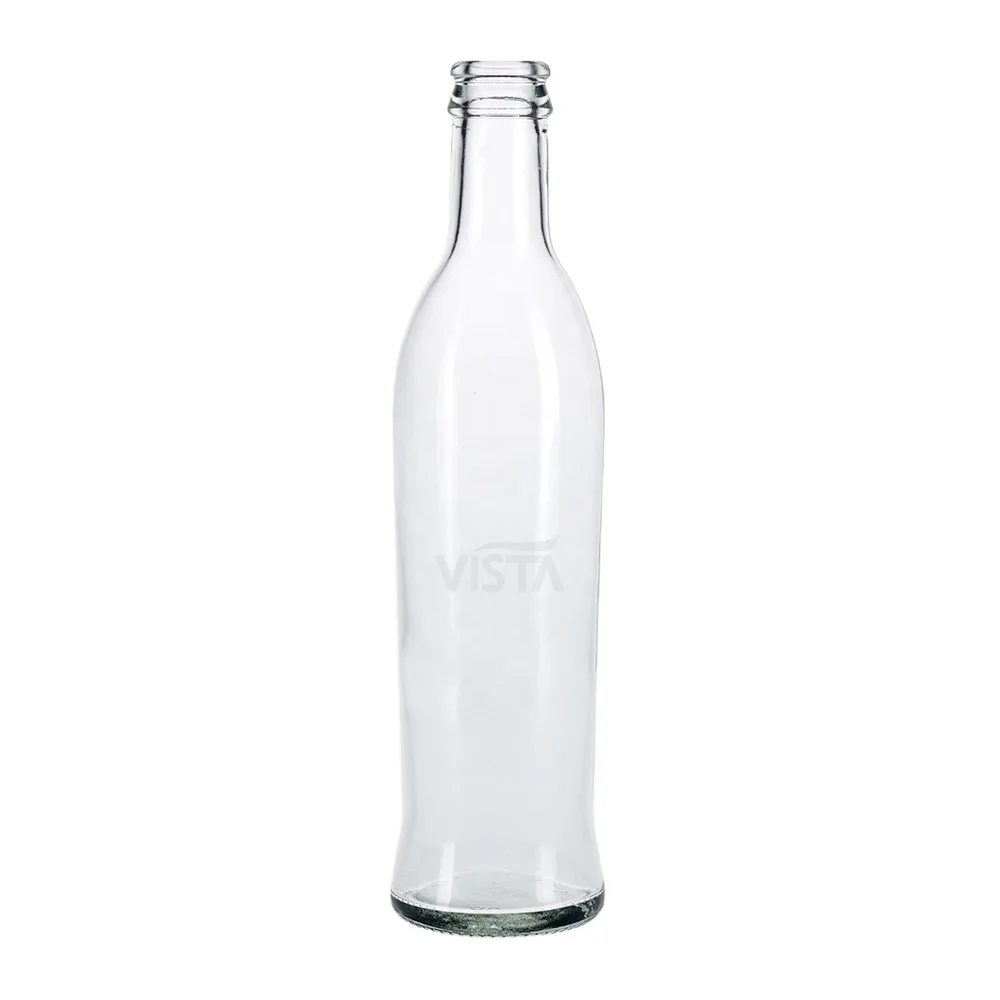 normal flint Carbonated drink bottle Mineral Water 300ml Glass Bottle with crown cap