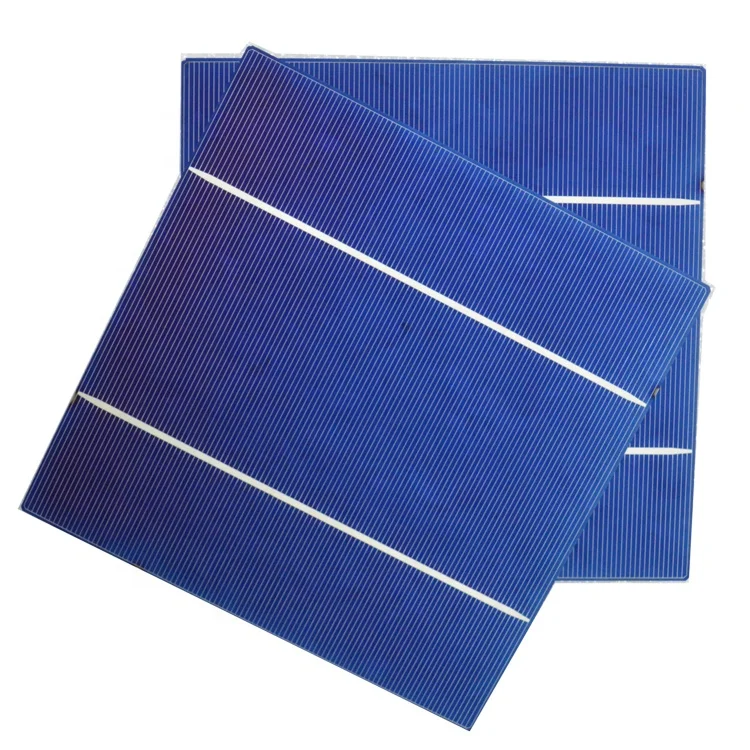 Low price sale polycrystalline silicon 156*156mm 6x6inch perc 2 busbar 2bb continuous efficient 18.4% or more 4.48w solar cells