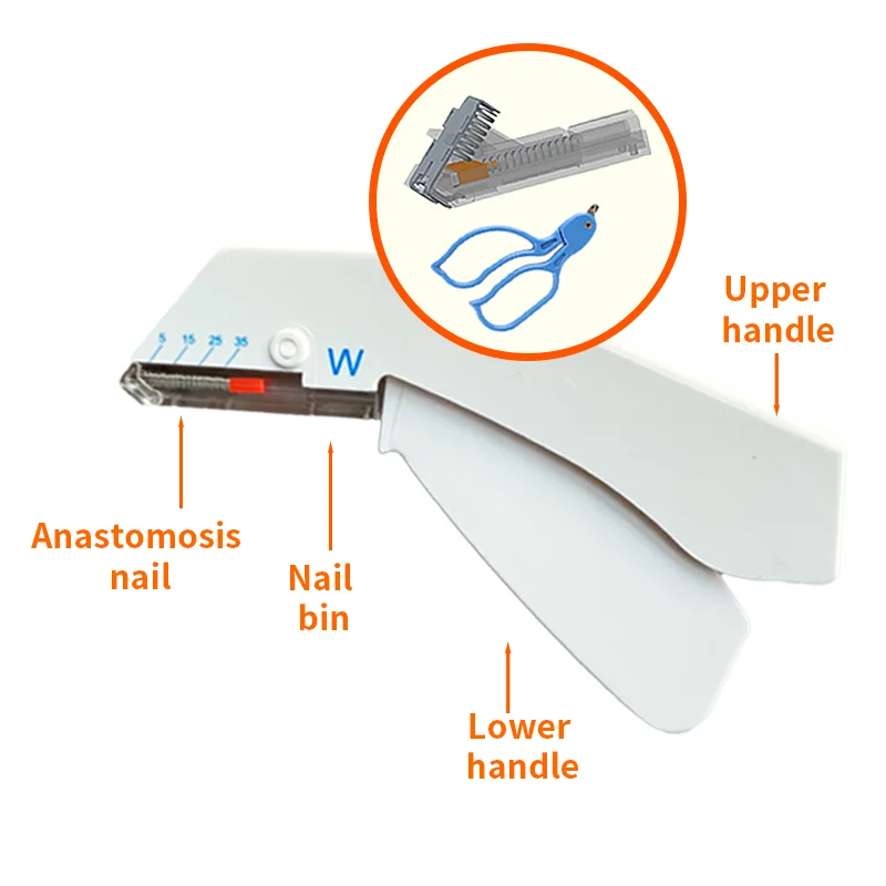 Disposable Medical Surgical Skin Stapler 35W Kit And Remover
