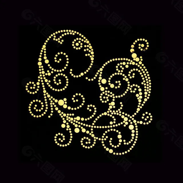 Wholesale Rhinestone Motif Stencil hotfix rhinestone heat press transfer motif decal paper stencil shape craft