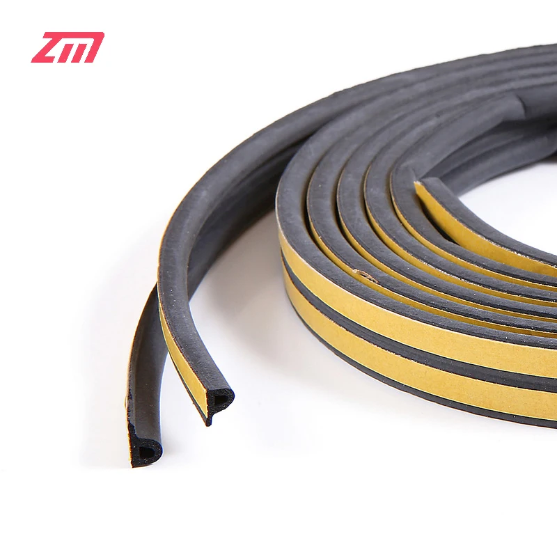 9x5.5mm p-profile weatherstrip D Profile
