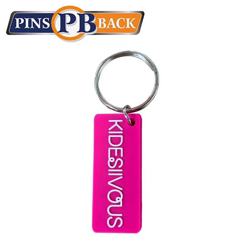 Low Price Personalized Pvc 3D Silicone Plastic Keychains 2D Rubber Keychain
