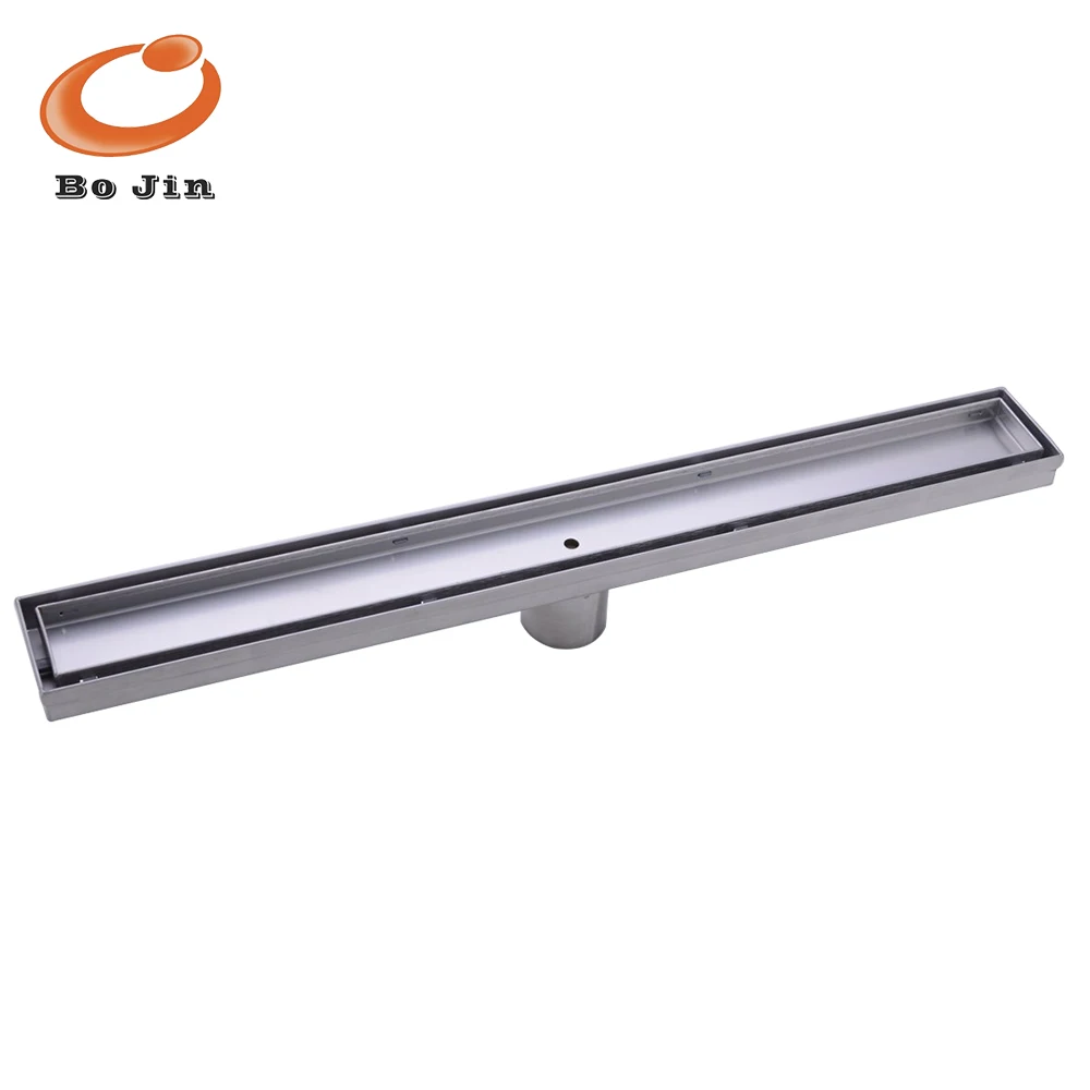 bojin linear shower drain tile insert bathroom siphon floor drain vertical linear drain