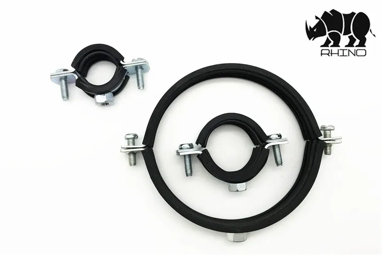 rubber heavy duty pipe clamp