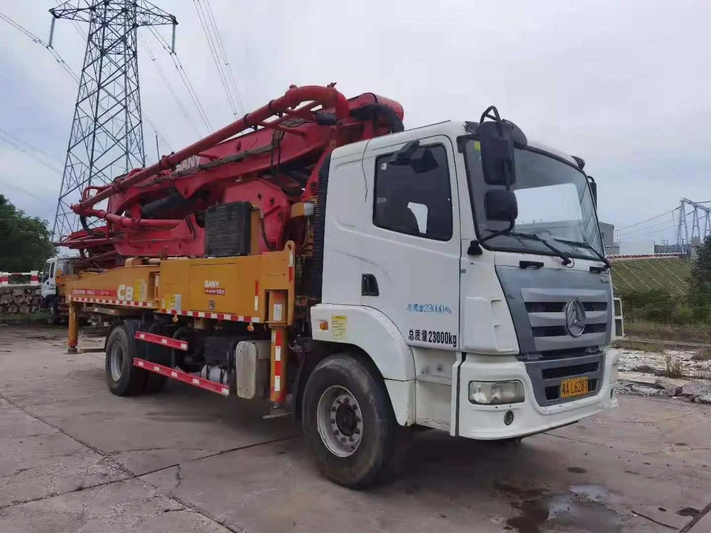 concrete pump used hot sale used sany concrete pump in Egypt