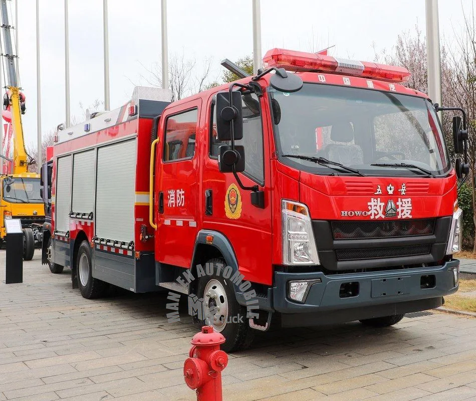 Многофункциональная пожарная машина SINOTRUK HOWO 4x2