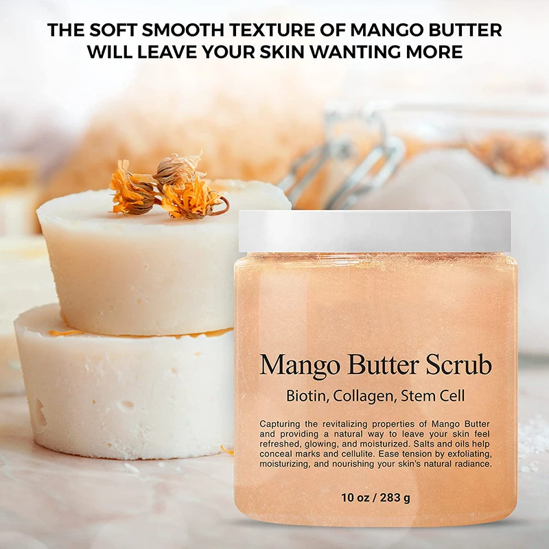 Wholesale Custom Logo Natural Bath Cleansing Whitening Organic fruit  Body Scrub For Hair