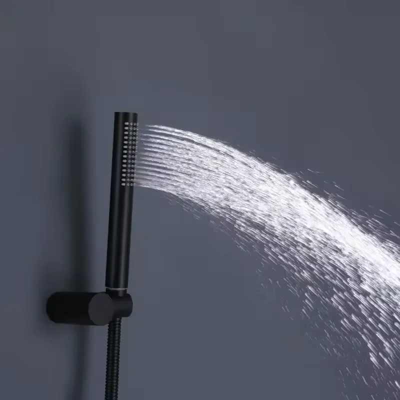 10 inch 12 inch Round shower head handle shower brass valve Faucets Rain inwall concealed Bathroom shower set