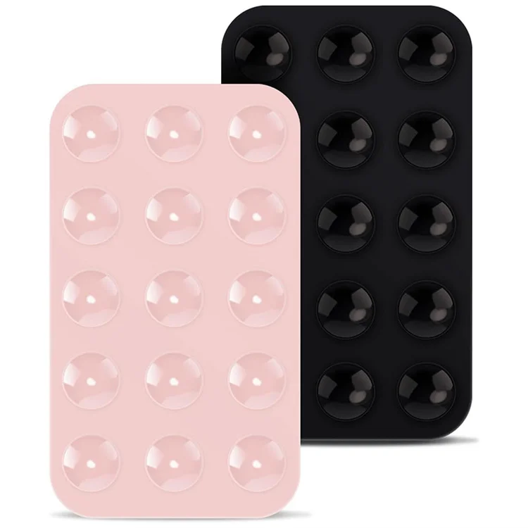New Design Anti Slip Holder Mount Pad Portable Silicone Suction Cup Phone Mount Back Sticker silicone Suction Cup Phone Holder