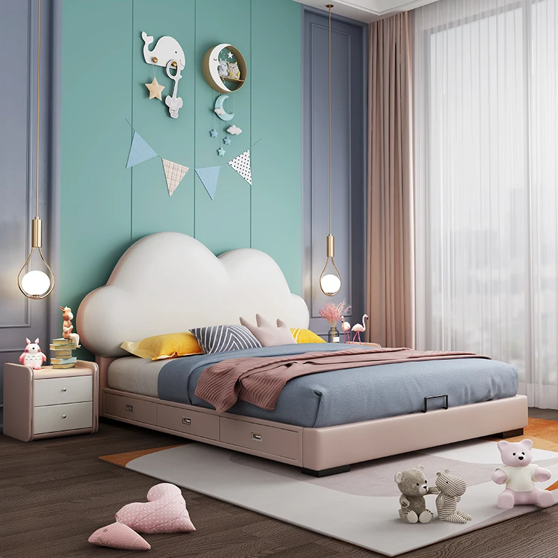 Competitive Price Good Quality Furniture Bedroom Children Comfortable Soft Bed
