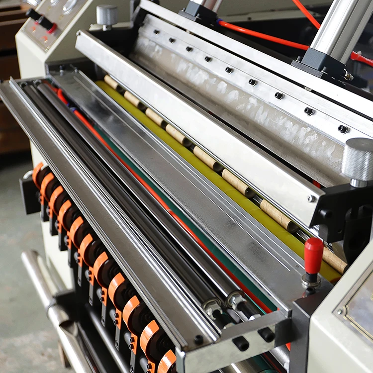 Technical Support Slitting Rewinding Type POS/ATM/FAX/Thermal Paper Converting Machine with Round Blade
