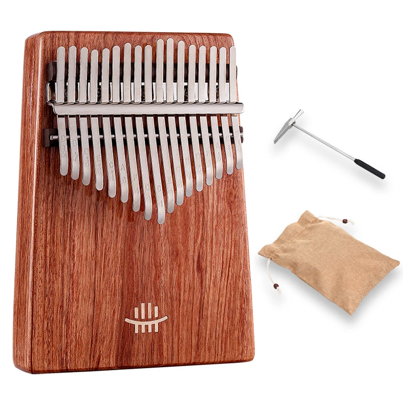 Hluru Kalimba 17 Key Wooden Finger Thumb Piano Kalimba Musical Instrument KC