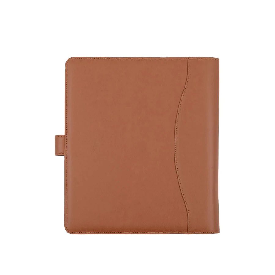 custom 3 hole ring binder loose leaf  file folder A4  leather