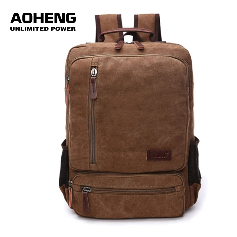 
Vintage Canvas Backpack Rucksack Casual Outdoor waterproof travel fashion Daypacks Bookbags cotton school canvas backpack 