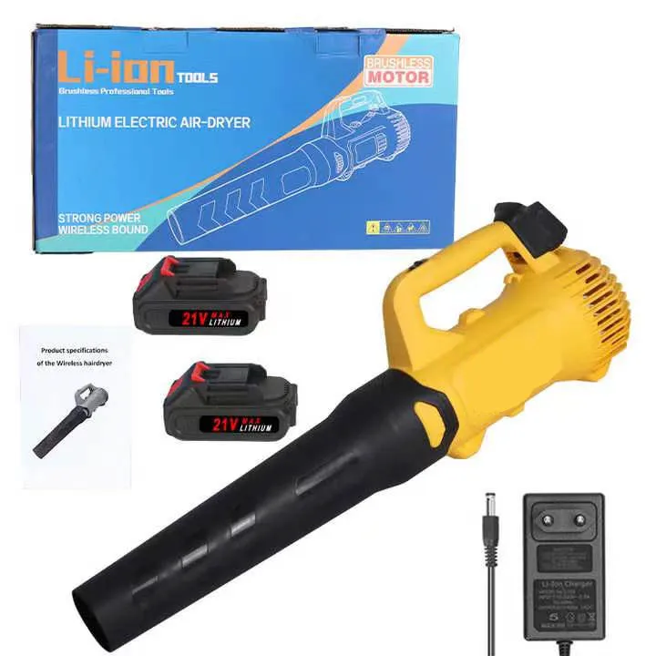 High Quality  Portable Cordless Leaf Vacuum Cleaner Fan Dust Snow Garden Air Blowers