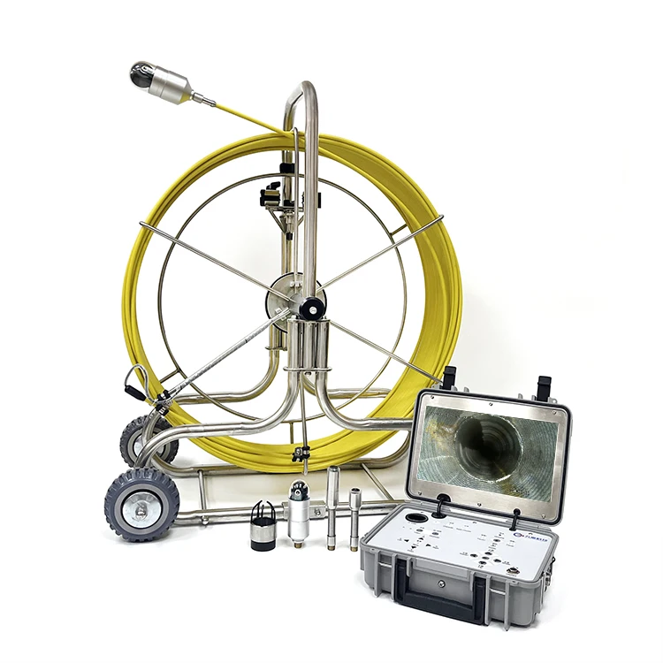 Handheld HD Full View Sewer Drain Pipe Video Inspection borescope Camera Cable reel Optional
