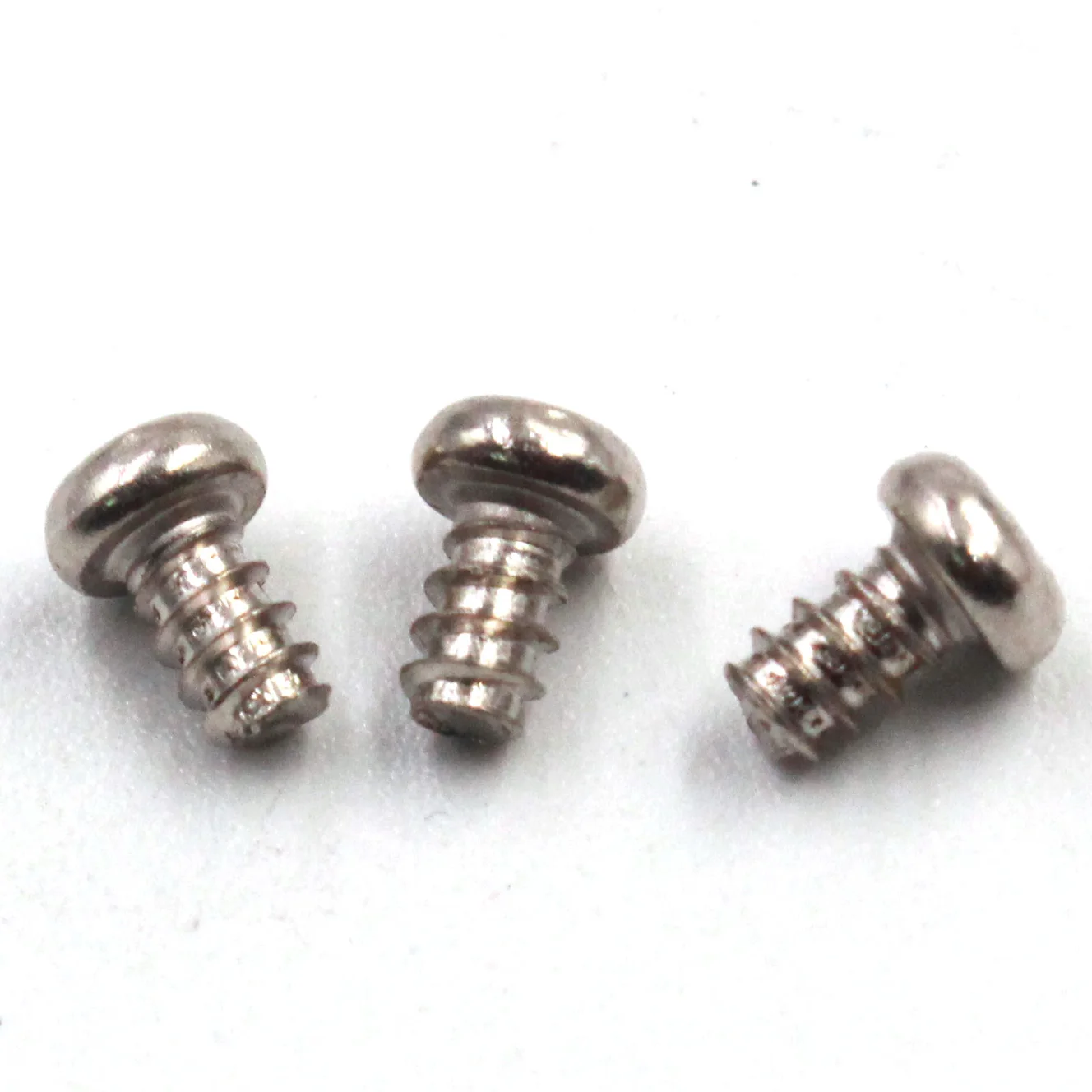 Carbon Steel Nickle PB Cross round/pan head Self Tapping Flat Tail Screw Micro plastic toy electronic screw