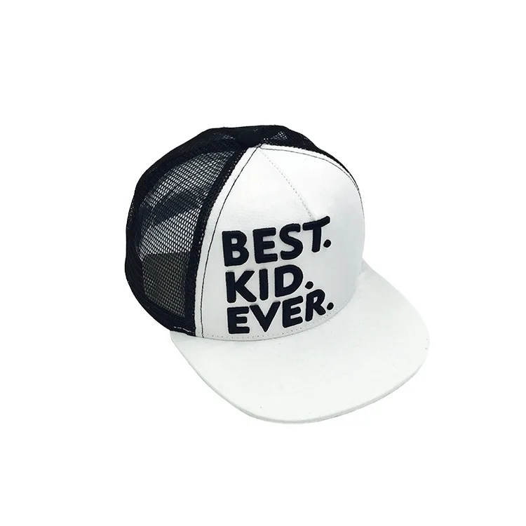 Custom Printed 100% Cotton Trucker Embroidered Plain Baseball Cap 5 Panel Kids Hats