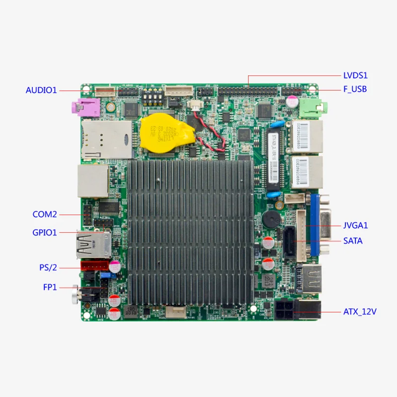 New Arrival Computer Motherboard J1900 Core Processor Gigabit Ethernet Chip DDR3 Slot up to 8GB Mini PC Mainboard