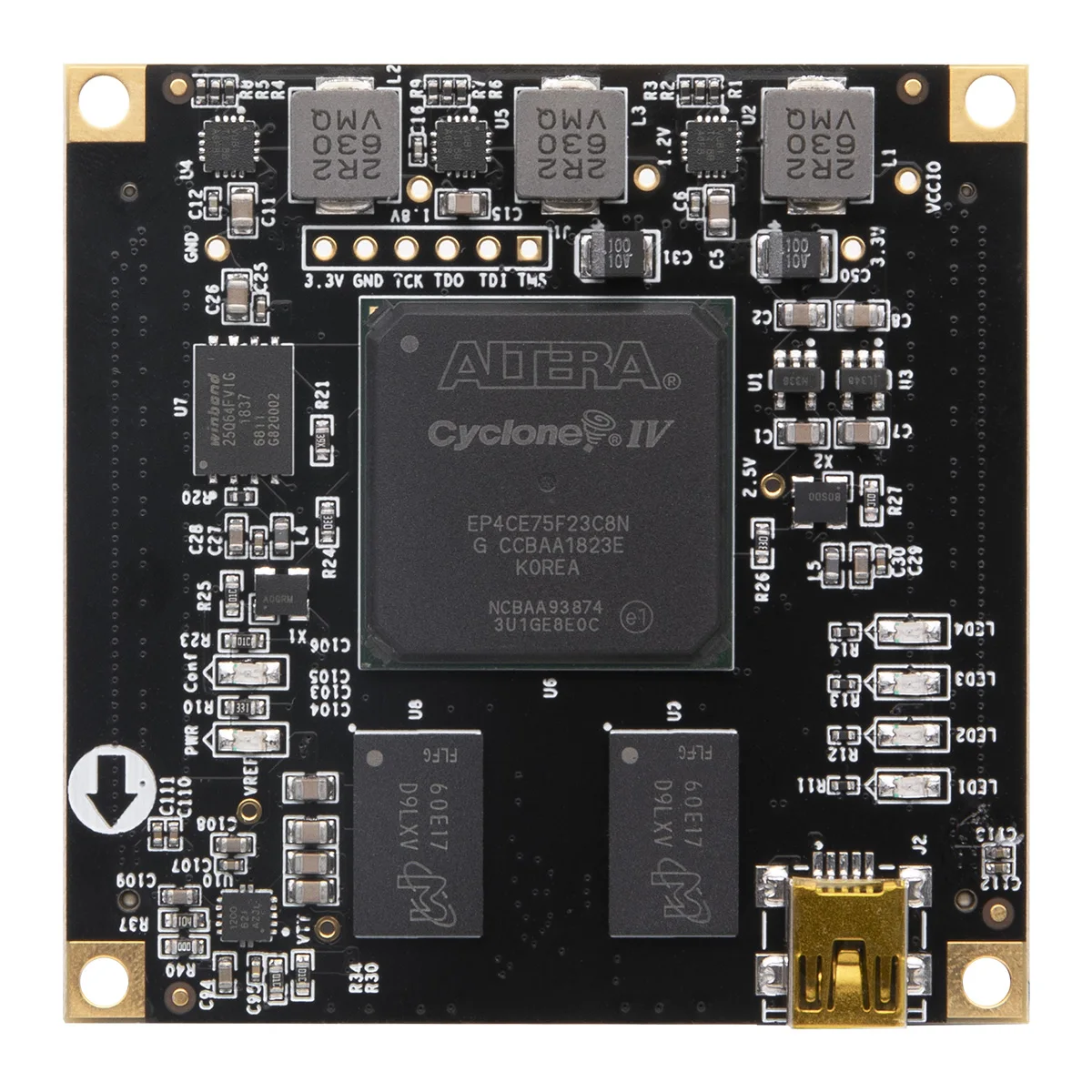 ALINX SoM AC4075: Altera CYCLONE IV EP4CE75 FPGA Industrial Grade System on Module