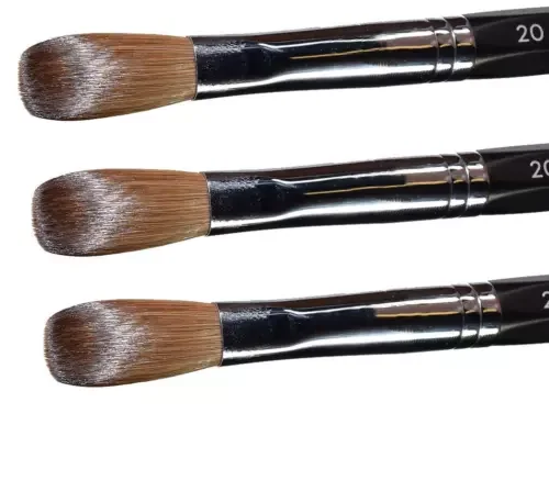 Professional Customized Pinceles 100% Pure Kolinsky Brush metal nail art acrylic brush for nail art