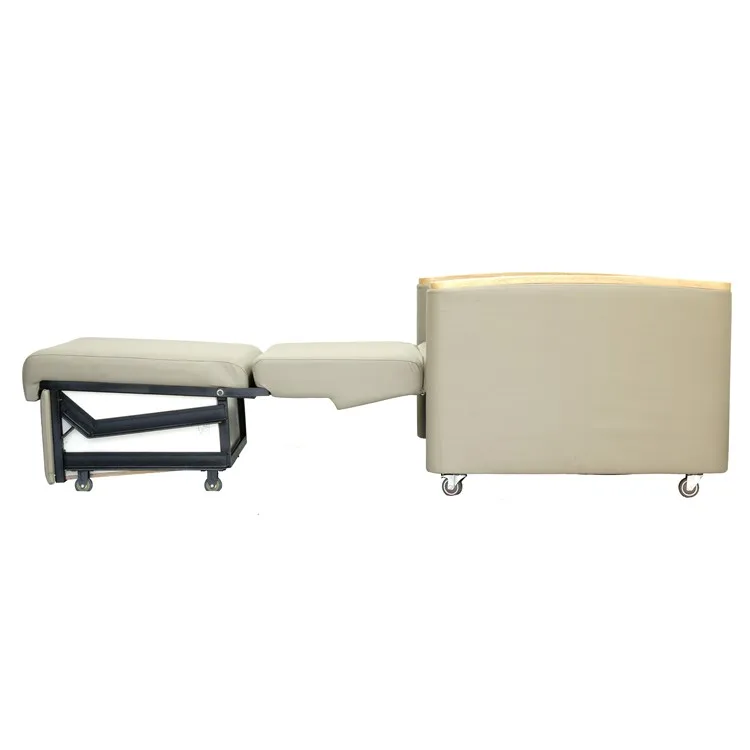 Hospital Patient Multi-Functional Sleeping Sofa Family Accompany Chair Bed Visitor Attendant Couch With Storage Compartment