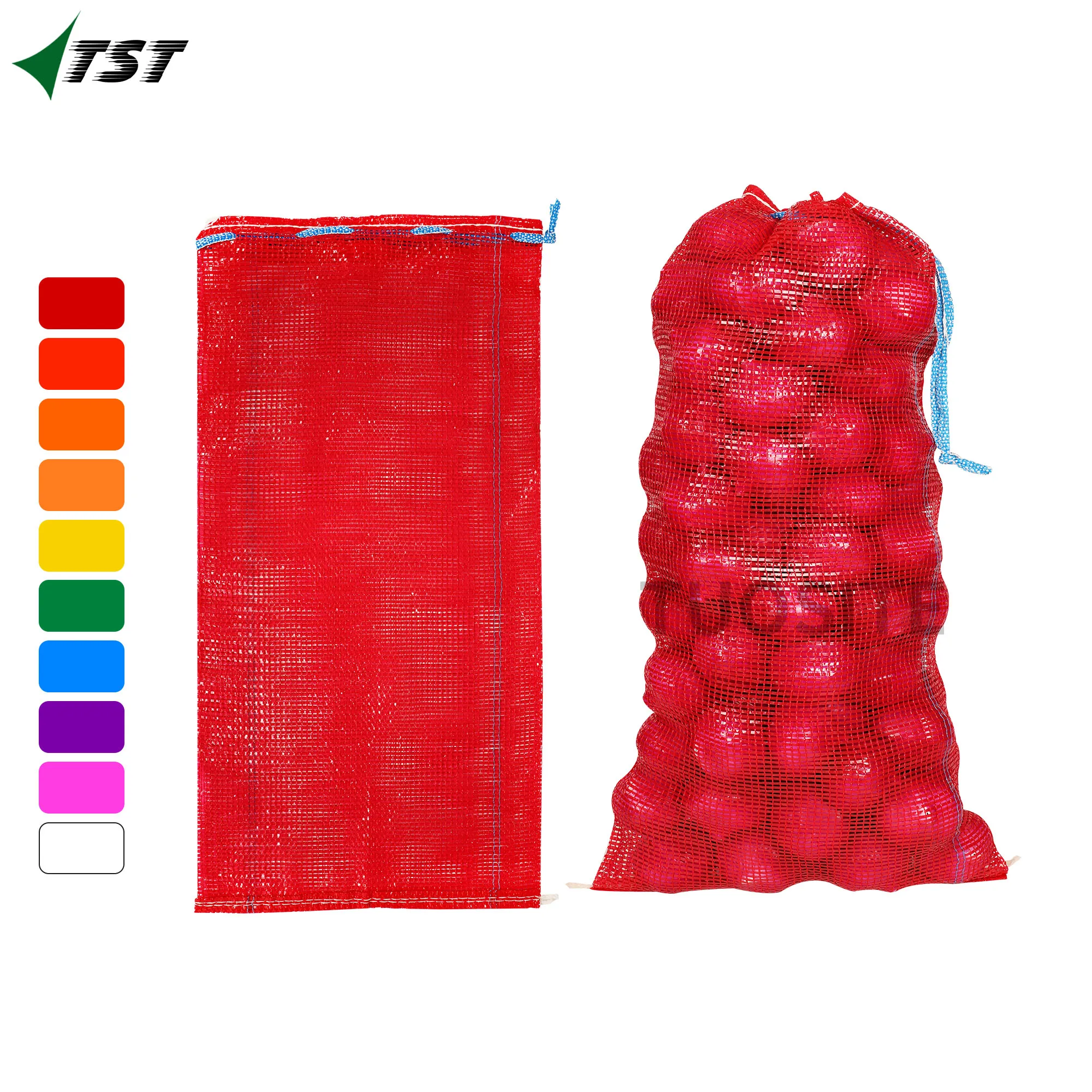 Mesh bulk bags garlic mesh bags for storing onions mesh onion storage bags