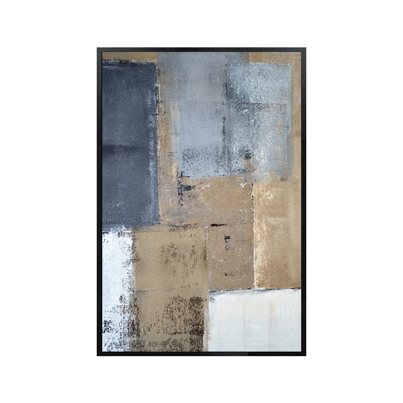 
Abstract line Art Prints Canvas Wall Painting Art handmade Chinese Ink oil Painting for living room 