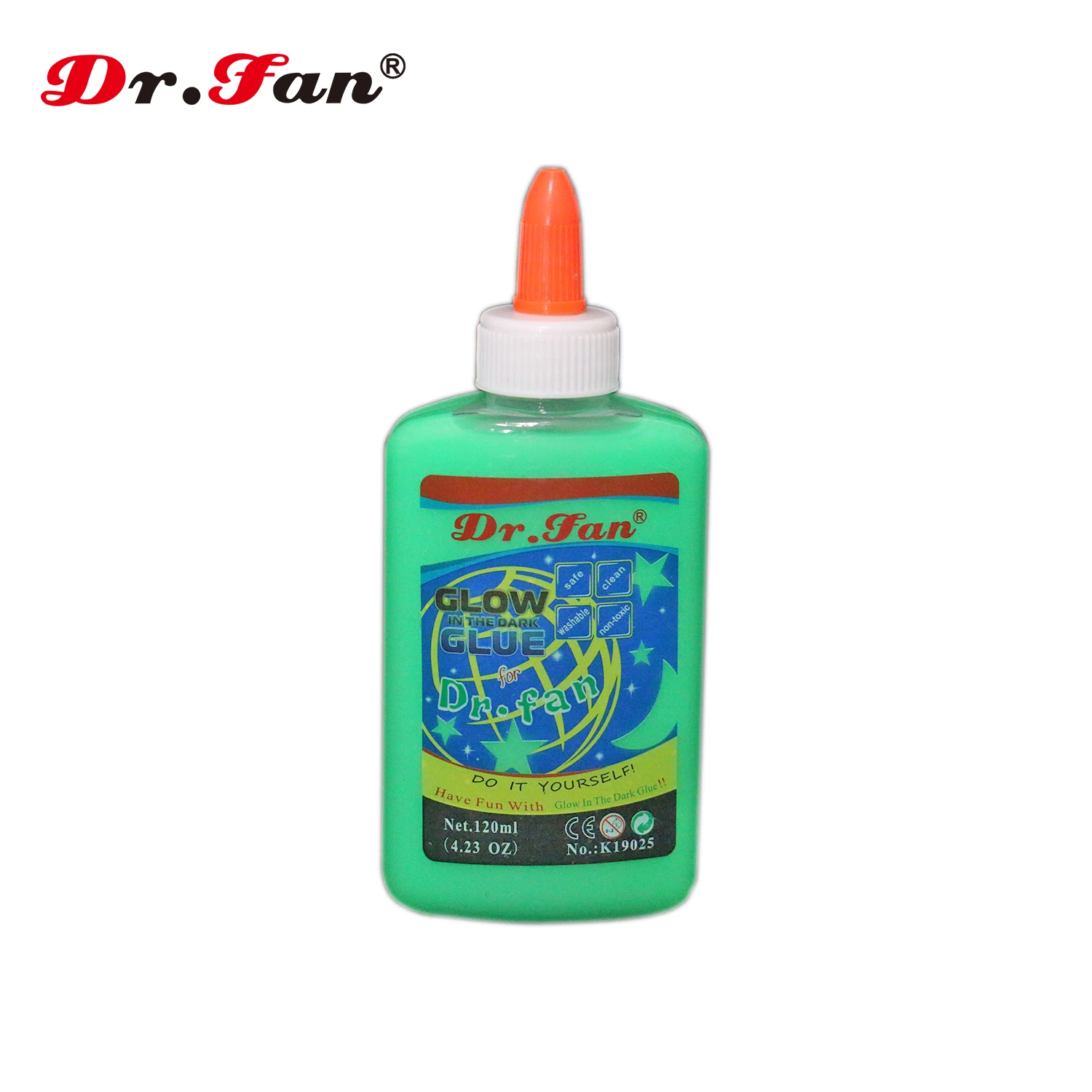 
drfan factor sale color clear liquid glow in the dark glue for slime kit 