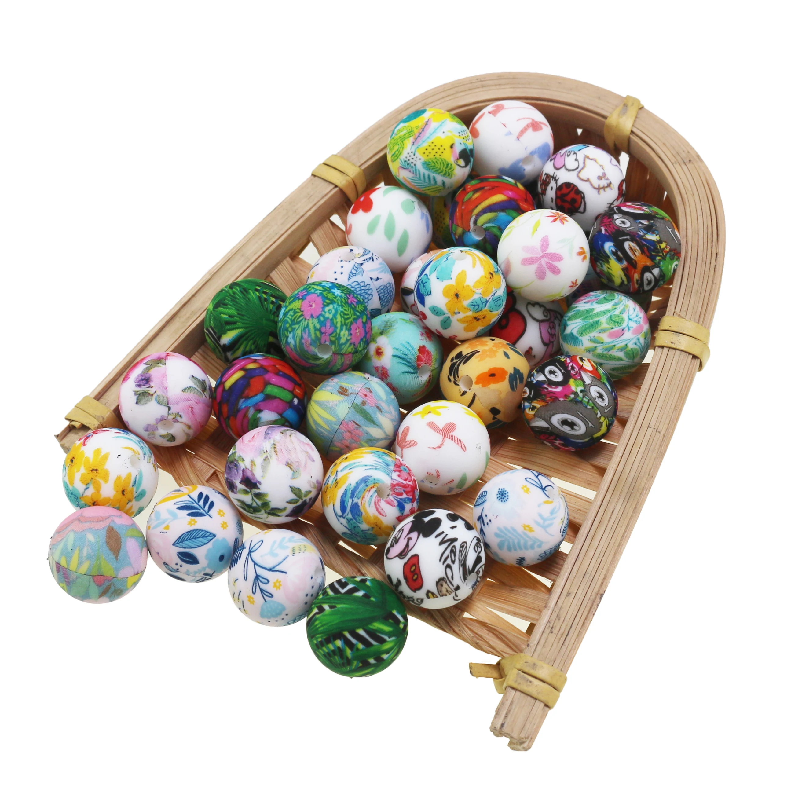 Набор детских прорезывателей для зубов, Череп, рука, летучая мышь, призрак, корова, овечка, олень, подарок, аксессуары для рукоделия, дизайнерские силиконовые бусины с принтом на заказ