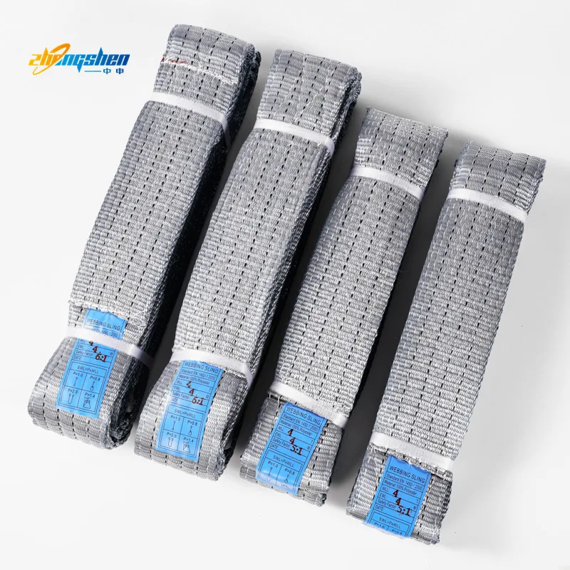 Webbing  Sling 1T/ 6T 6M polyester webbing sling customizable length ODM OEM factory  sling webbing