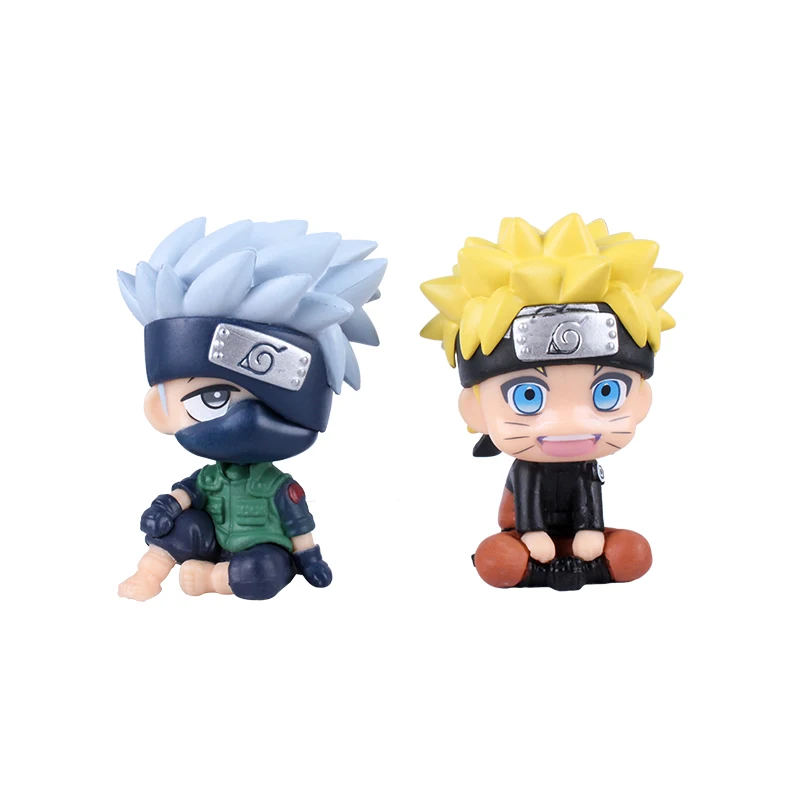 Japanese Anime Naru-to Toy Action Figure Accessories Sitting Kakasi Sasuke Figure Model Toy For Decoration