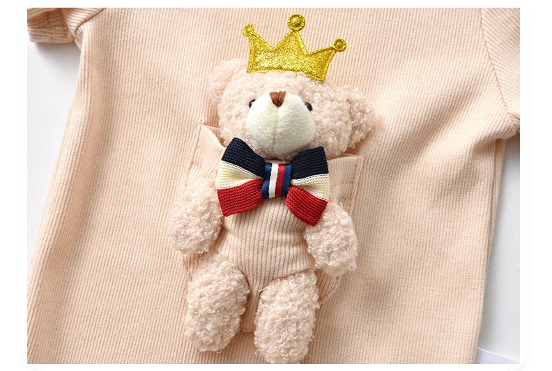 Neutral Toddler Summer Romper Autumn Organic Cotton Sleepwear Comfy Custom Logo Bodysuit 1 Piece Set Unisex Baby