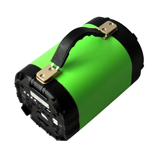 Hot Microphone Wireless BT And Emergency Hand Crank Weather Radio Multifunctional Lighting Sound System Solar Audio Player