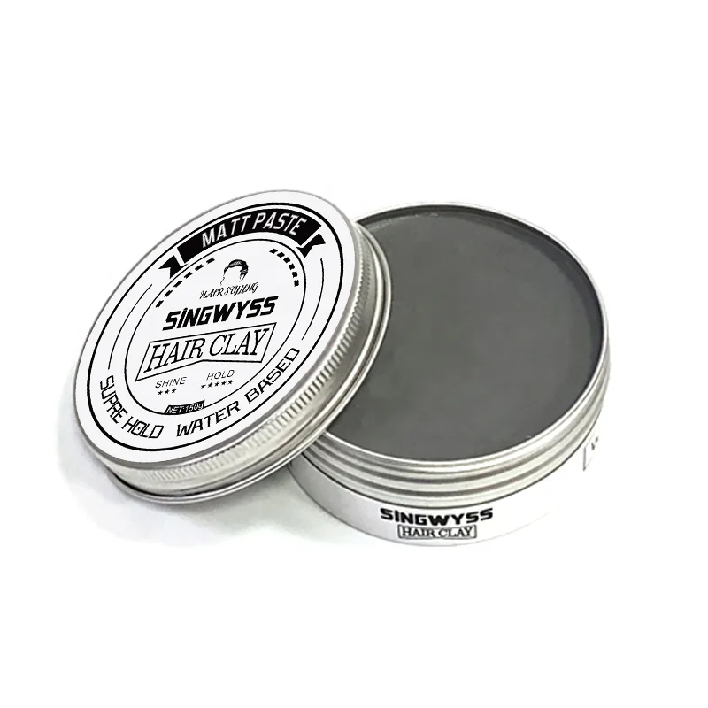 
Low MOQ OEM Brand Men Styling Ultra Hold Matte Wax Hair Texture Clay 