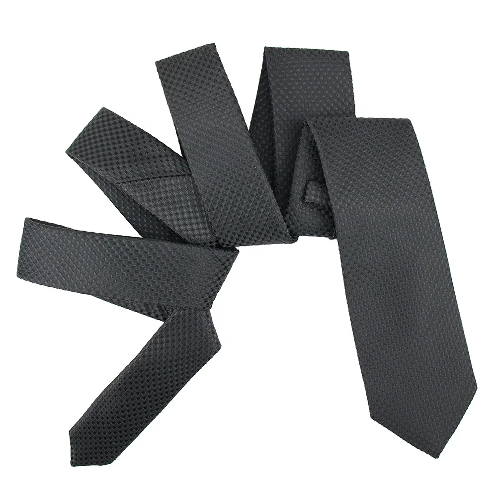 Shengzhou по всей поверхности Однотонный черный клетчатый галстук-бабочка полиэстровый мужской галстук-бабочка сплошной цвет