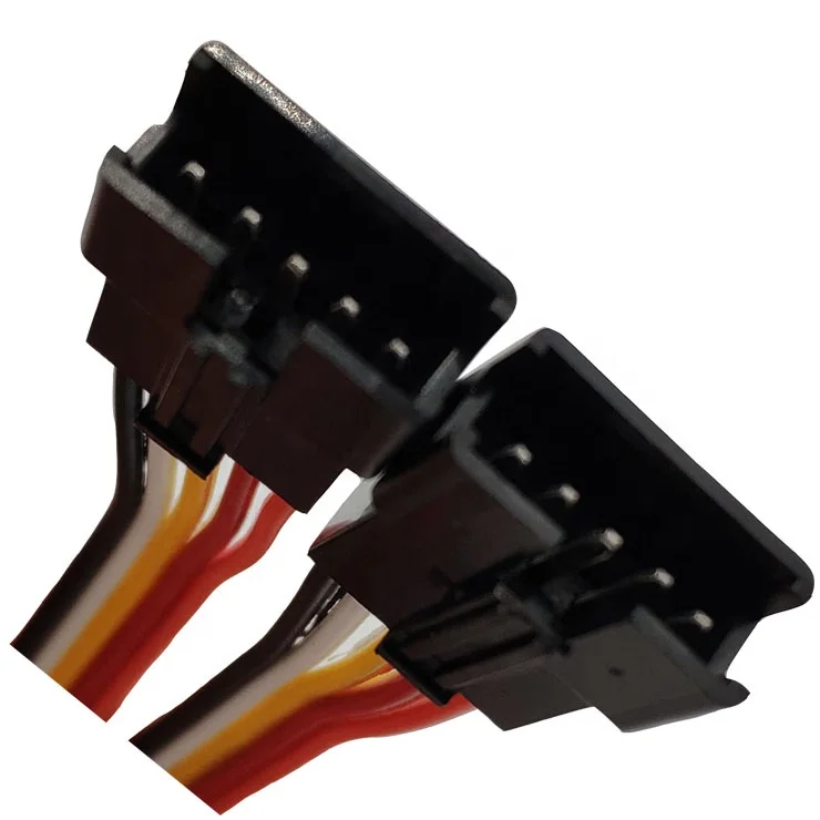 Factory Custom 2 3 Pin Wire Harness Assembly Molex/JST/XH/VH Terminal Plug Male and Female Connector plastic wire harness