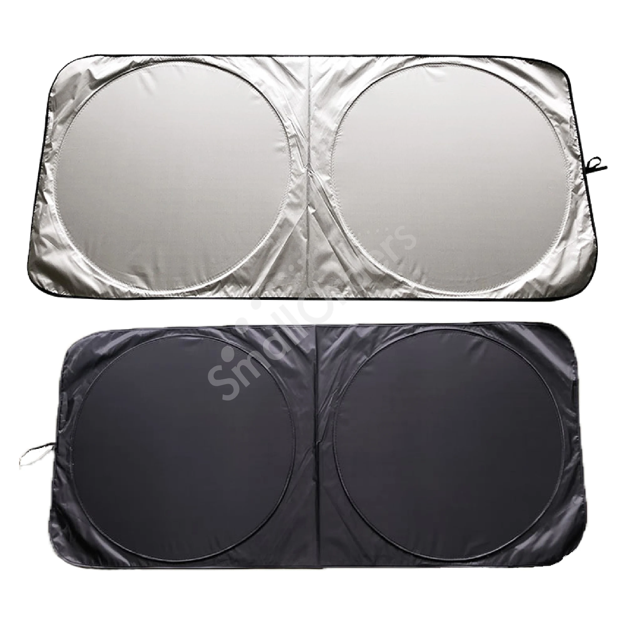 Wholesale Custom LOGO printed Cheap Promotional Sun Shade Gift foldable Front Windshield UV Colourful Silver Car Sunshade Cover