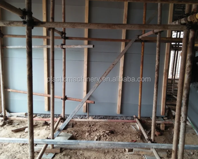 Plastic Hollow Concrete formwork widely used on wall column and foundation formwork  maximum fresh concrete pressure 50KN/m2